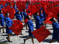 A 70-a aniversare a Coreei de Nord, în imagini. Paradă militară cu 12.000 de soldați
