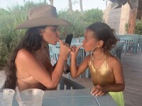 Kim Kardashian si fiica ei, North