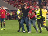 Incidente la meciul cu Spania
