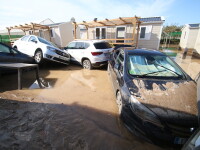 Inundații istorice în Spania. Cinci morţi în două zile