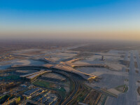 Chinezii au reuşit să contruiască un aeroport gigantic lângă Beijing