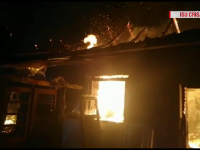 Noapte grea pentru pompierii bihoreni: Două incendii, în câteva ore