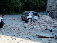 Cutremur în apropierea României. Oameni, loviți de dărâmături când fugeau din case