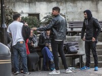 Tabără de imigranți români din Londra