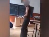 Cum a fost batjocorită o profesoară din Brașov, în timpul orei. VIDEO