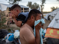 Violențe într-o tabără de refugiați din Grecia - 8