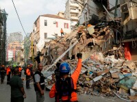 Beirut: S-a prăbuşit o parte din silozurile din port, avariate în explozia din 2020 | VIDEO