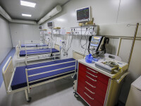 Spitalul Mobil de la Lețcani se închide pentru igienizare. Ce se întâmplă cu bolnavii de COVID