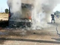 incendiu autobuz suceava