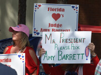 Donald Trump intenţionează să o numească la Curtea Supremă pe Amy Coney Barrett