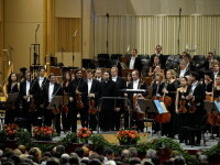 Filarmonica din Londra a făcut repetiții pentru Festivalul Enescu pe manele și picamere