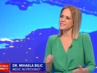 „Doctor de bine” cu Mihaela Bilic, este difuzată zilnic la Știrile PROTV. „Educația se face prin televizor în România”