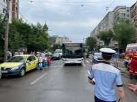 Un șofer de la Transportul Public Iași, oprit în trafic, după ce a pus mai multe afișe în parbriz. Ce mesaj afișa