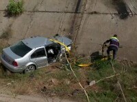 Un tânăr a murit după ce a căzut cu mașina într-un canal de irigații. Șoferul ieșise recent din închisoare
