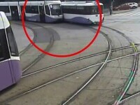 Două tramvaie s-au ciocnit, în Timișoara. Vina a fost a unuia dintre vatmani
