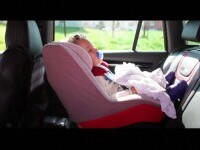 Alarmă pentru părinții care își uită copiii în mașină. Cum funcționează