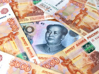 yuan, ruble