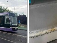 Un călător și-a făcut nevoie într-un tramvai nou din Timișoara, la câteva zile după incidentul similar din Brașov