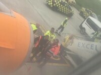 Un avion a revenit de urgență pe aeroportul din Cluj, după ce un porumbel a intrat într-un motor