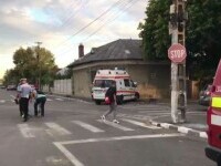 Ambulanță din Prahova implicată într-un accident, în Urlați. Pacienta cu AVC a scăpat ca prin minune