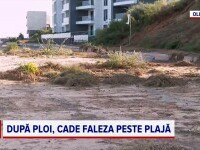 Dezastru pe litoral. Plajele s-au surpat în Eforie și Costinești. În Olimp malurile s-au prăbușit pe plajă