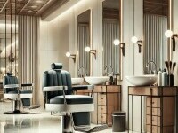 (P) Top 3 mobilier pentru salon de frizerie: scaun de frizerie, oglindă de frizerie și scafa de coafor
