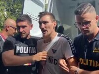 Șacalul a comis a doua crimă cu poliția pe urmele sale. Imaginile surprinse de o cameră de supraveghere. VIDEO