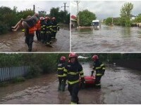 Ciclonul Boris se apropie. 19 localităţi din 8 judeţe, afectate de ploile puternice. Cel puțin 2 oameni au murit