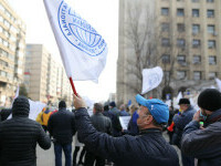 Protest transportatori feroviari - Meridian