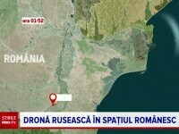 Drona rusească ar fi stat 3 minute în spațiul nostru aerian joi seară. Armata a ridicat în premieră patru aeronave