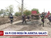 Ciclonul s-a dezlănțuit deja în România. În unele orașe s-au produs inundații și au căzut copaci