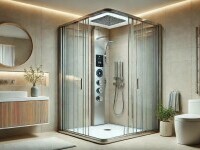 (P) 10 situații în care e mai potrivită o cabină de duș cu hidromasaj față de una clasică