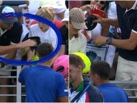 Un milionar a fost filmat în timp ce fura șapca cu autograf a unui copil, la US Open. VIDEO