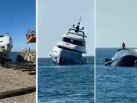 yaht scufundat colaj