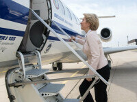 Bulgaria susține că avionul care o transporta pe șefa UE nu a fost bruiat de ruși. Variantă găsită de guvernul de la Sofia