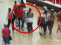 Momentul în care o minoră din Elveția a fost pipăită în Gara de Nord. Cine este individul prins rapid de polițiști