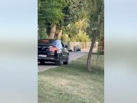 Dâmbovița: Șofer din Sibiu, filmat plimbându-se cu SUV-ul printr-un parc din Târgoviște