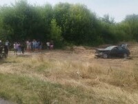 Șase adulți și cinci minori au fost implicați într-un tragic accident rutier în Ialomița. A fost activat Planul Roșu