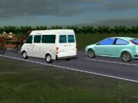 ANIMAȚIE GRAFICĂ. Cum s-a produs tragedia din Iași în care patru persoane dintr-o căruță au fost spulberate de o dubă