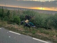 O persoană a murit și alte trei au fost rănite într-un accident dintre o autospecială de poliție și o căruță, în Galați