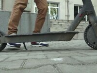 Bărbatul din Sibiu care a căzut cu trotineta electrică este în stare gravă. Nu purta cască de protecție