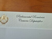 carte de vizită parlament