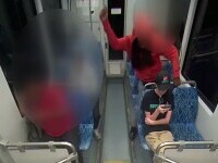 Momentul în care o refugiată ucraineană de 23 de ani este înjunghiată mortal într-un metrou din SUA