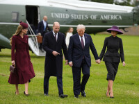 Donald Trump şi-a început vizita istorică în Marea Britanie