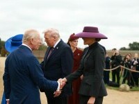 Regele Charles și Melania Trump