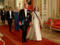 Prințesa Kate a fost în centrul atenției la banchetul de la Windsor. Apariția elegantă a eclipsat chiar și vizita lui Trump