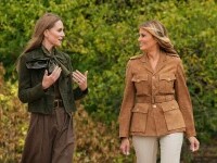 FOTO | Kate Middleton și Melania Trump, apariție memorabilă la Castelul Windsor. Cum au fost surprinse de fotografi