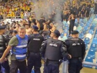 Incidente grave la meciul de futsal România-Ungaria, de la Craiova. Amănuntul de la care au izbucnit violențele