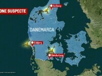 Alertă în Danemarca. Ministru: „Un atac hibrid cu diferite tipuri de drone, totul indică un actor profesionist”