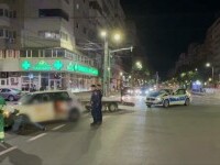 Accident în Buzău. O autospecială a Poliției, lovită în timpul unei misiuni de un livrator care le-ar fi tăiat calea